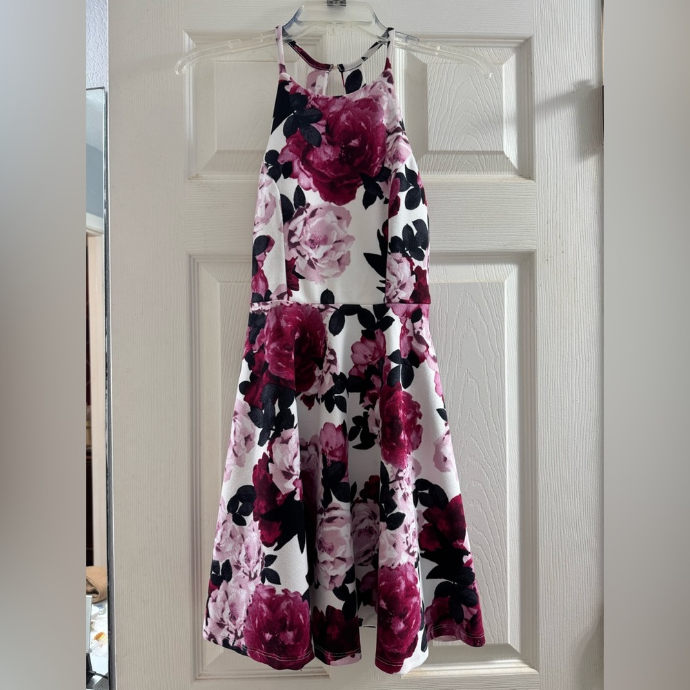 Floral Halter Dress